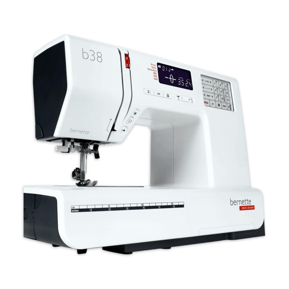 Bernette B38 Top End Computerized Sewing Machine Bundle w/ 8 Pressure Feet