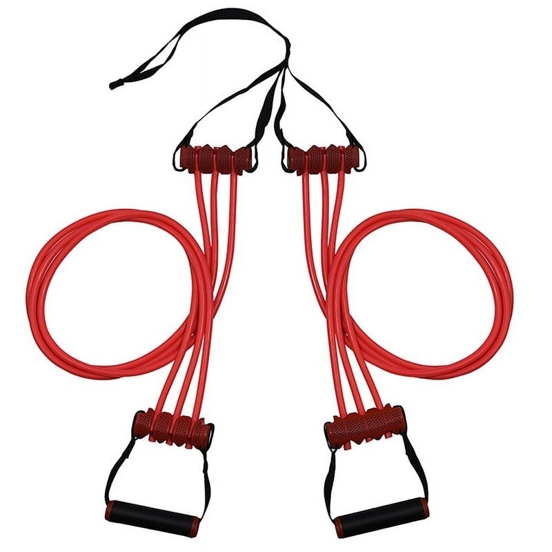 Adjustable Resistance Cable System Strength Training Handles Home & Gym Use