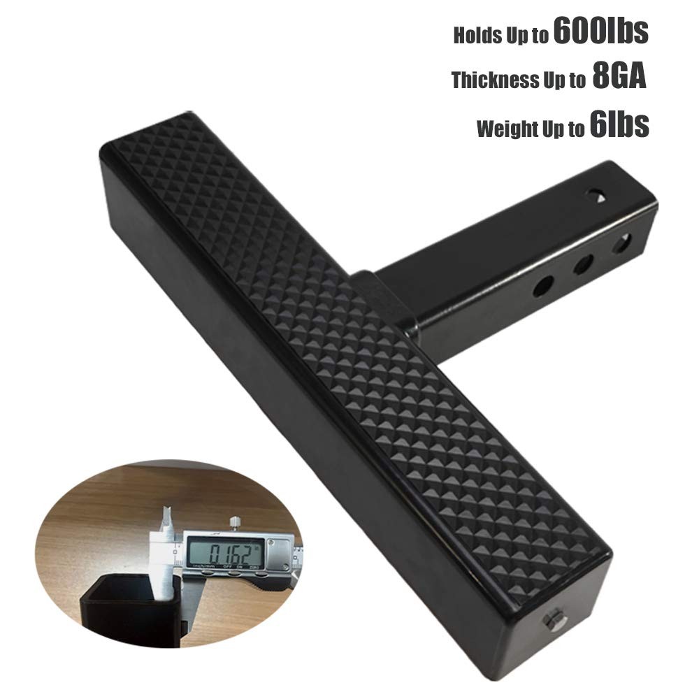 Eapele Hitch Step for 2 Inch without Reflective Strips, Black