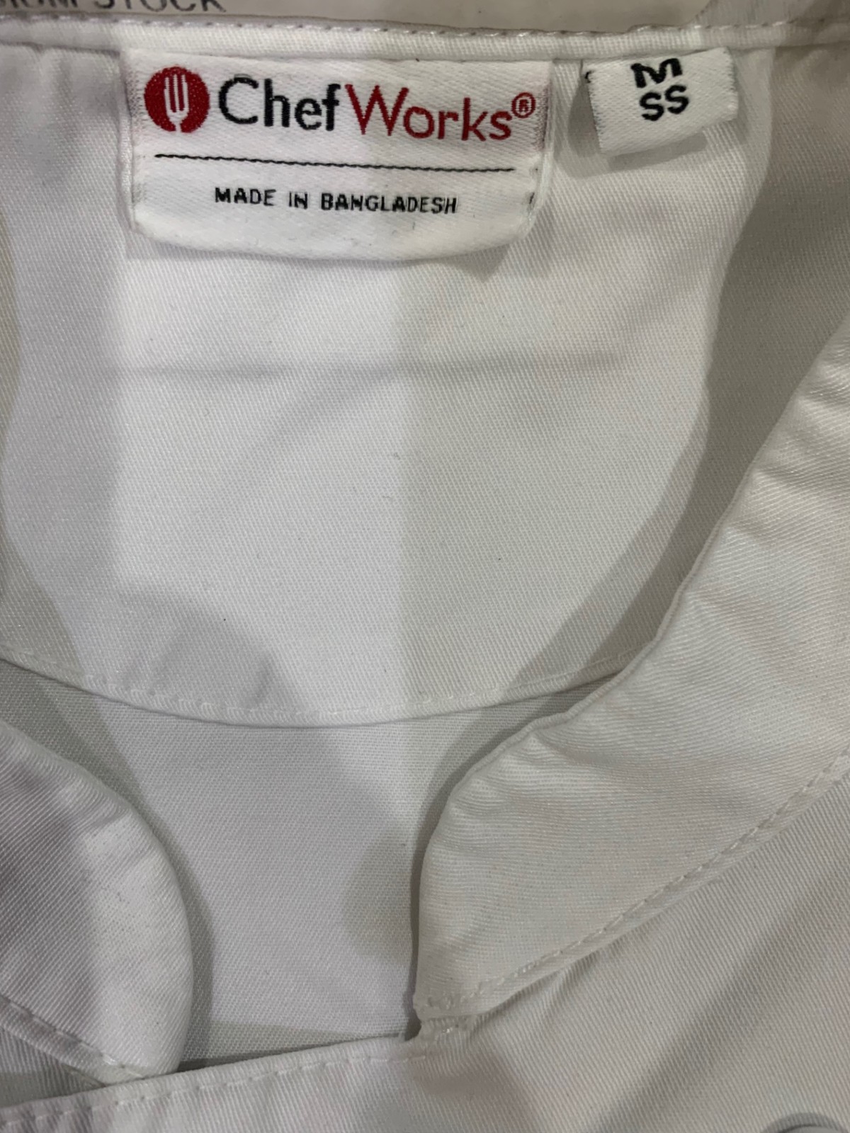 Chef Works Chef Coats White 5 Button Industrial Work Uniform Medium #B01