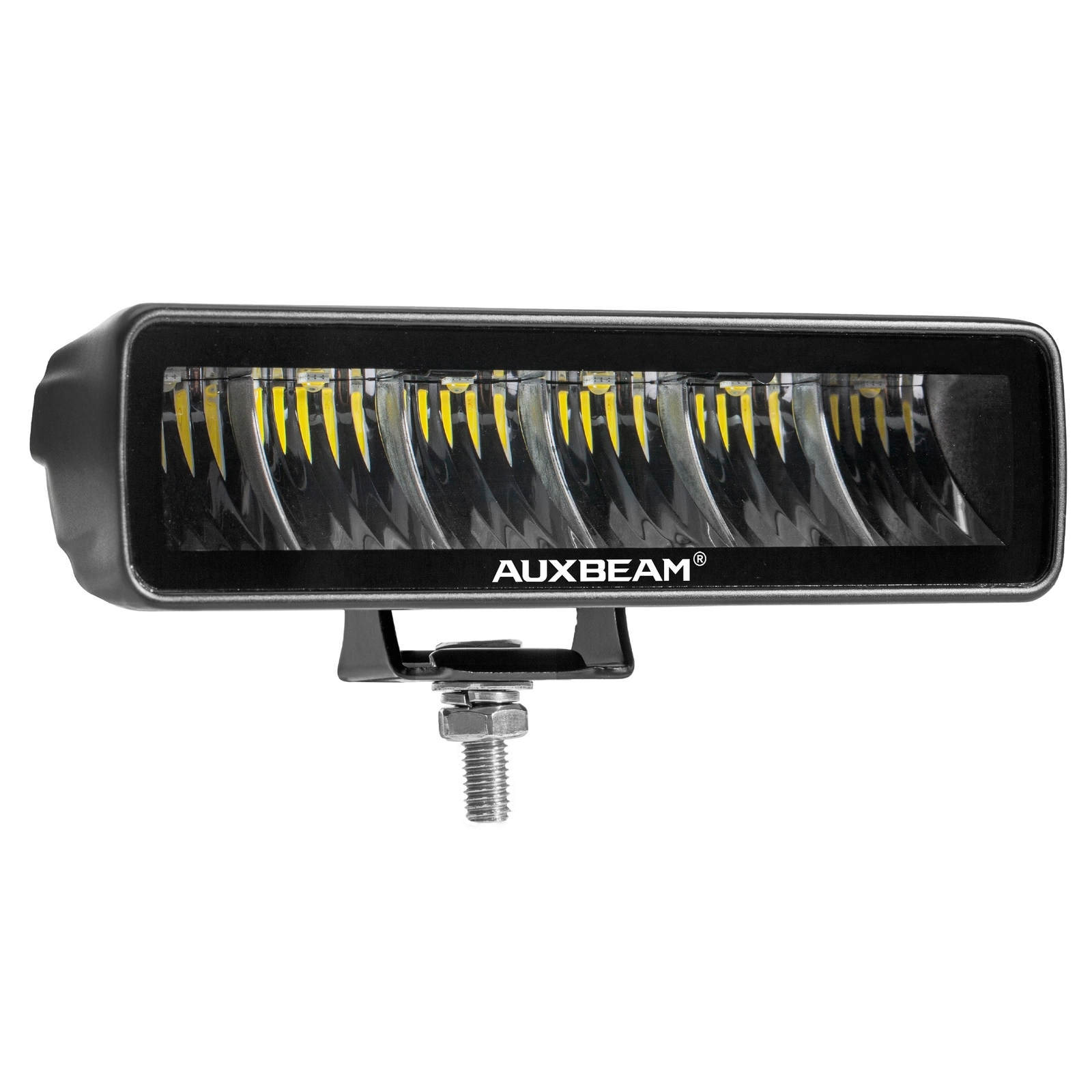 Auxbeam 6.3"inch LED Work Light Bar Driving Fog Pods Offroad Lamp Truck ATV UTV