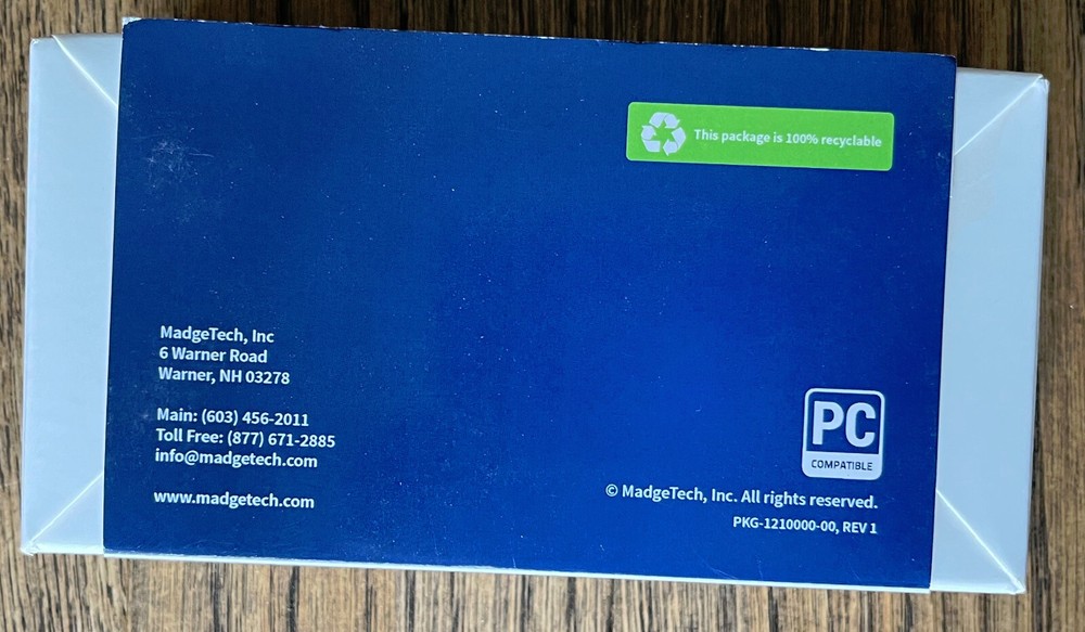 Madgetech Volt101A 160mV Data Logger