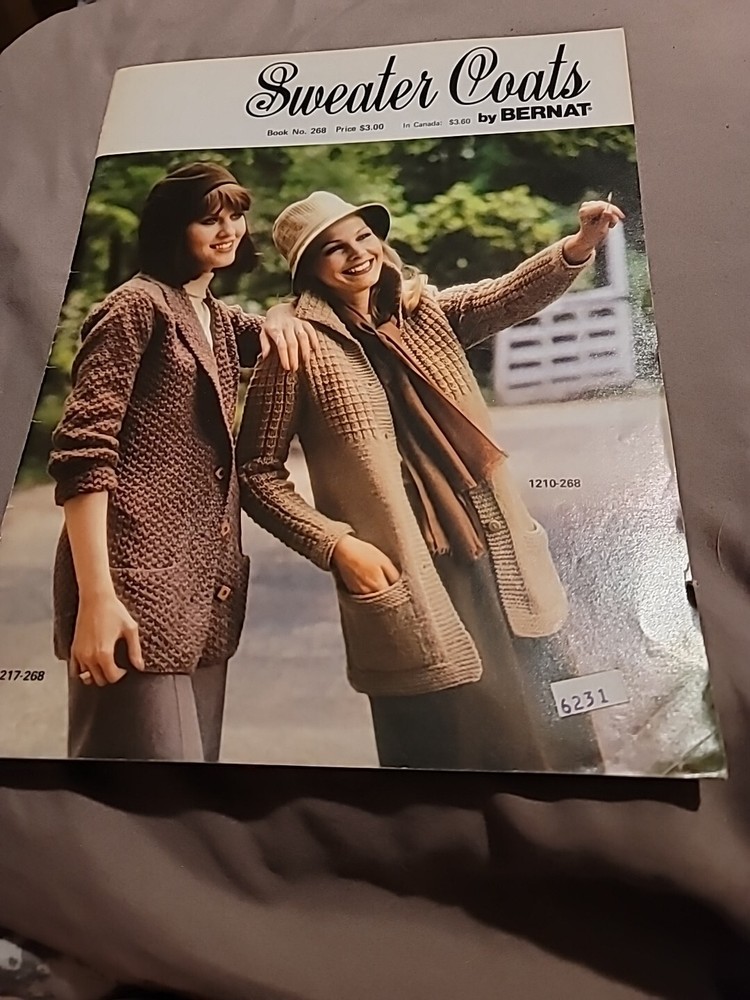 Vintage Sweater Coats Patterns By Bernet