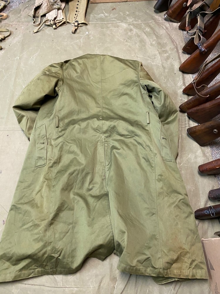 ORIGINAL WWII US ARMY OFFICER M1938 TRENCH JACKET COAT-SIZE MEDIUM 40R
