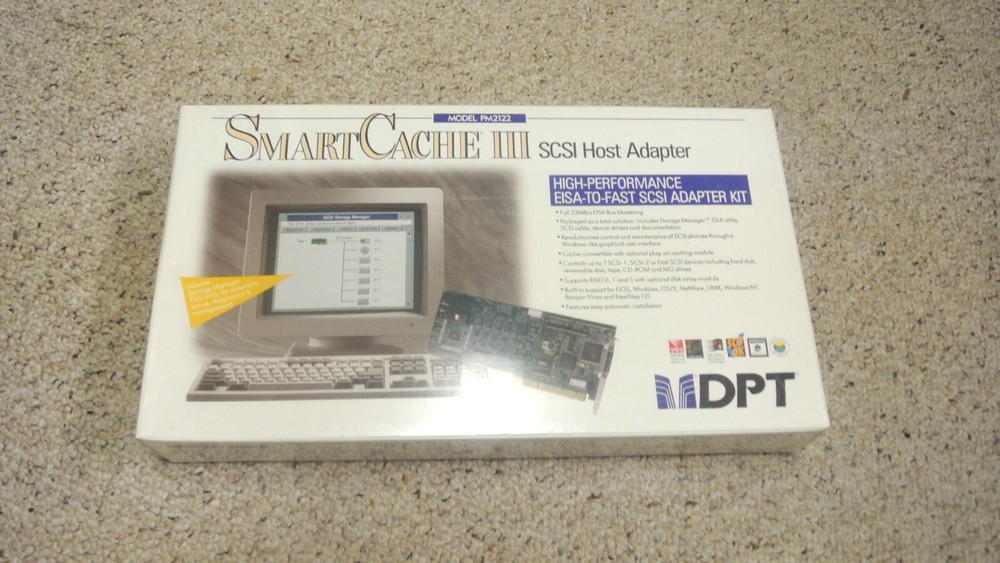SCSI HOST ADAPTER SMART CACHE III MODEL PM2122 EISA-TO-FAST-SCSI Adapter Kit