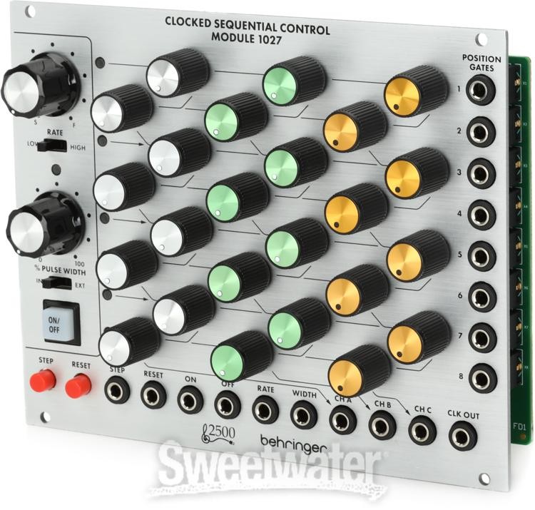 Behringer Clocked Sequential Control Module 1027 8-step Sequencer Eurorack