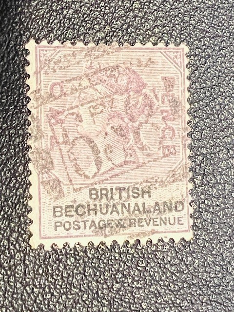 British Bechuanaland stamp 12 used