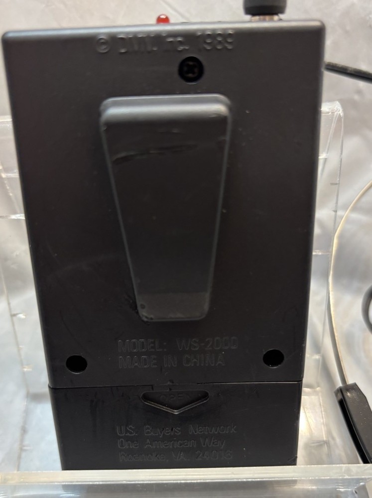 Whisper 2000 Tempest Super Sensitive Sound Modulator With Original Headset 1989