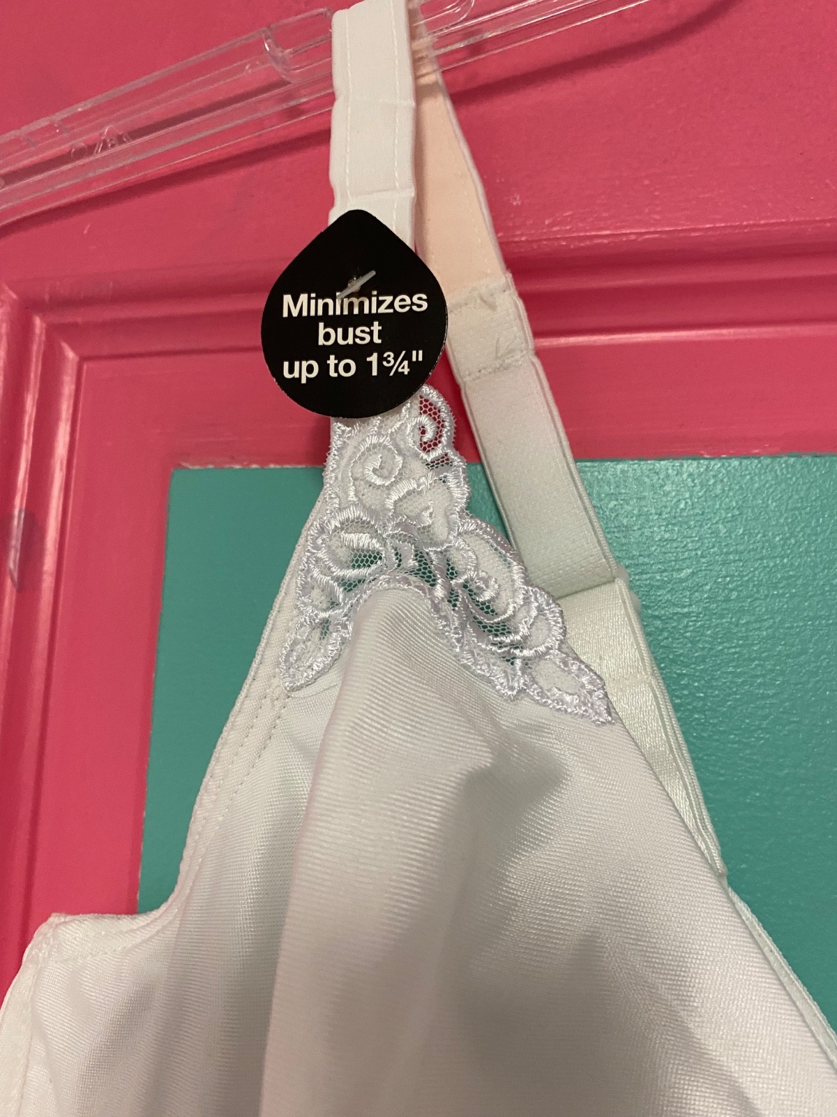 Bali Camisole Cami Minimizer Shapewear 36C or 38C Underwire Modest Style 8684