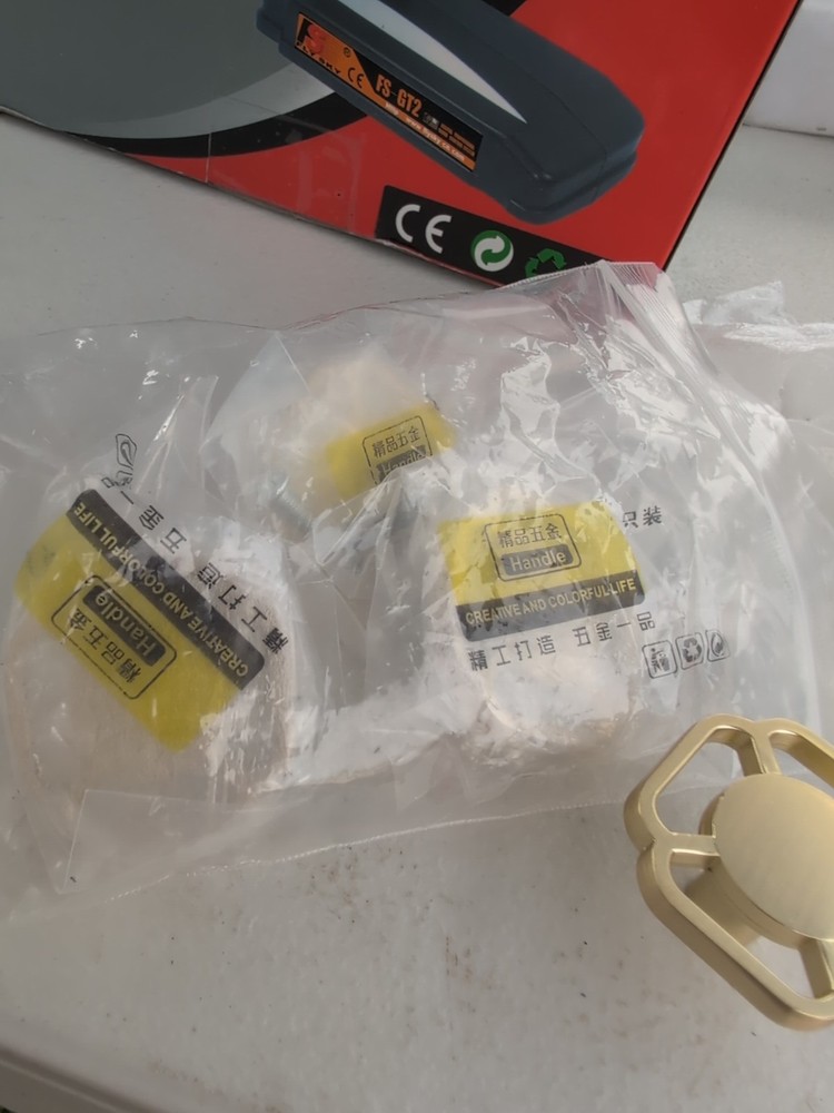 Gold Cabinet Knobs Brushed Brass Drawer Knob Pulls Kitchen Hardware 4 Pieces