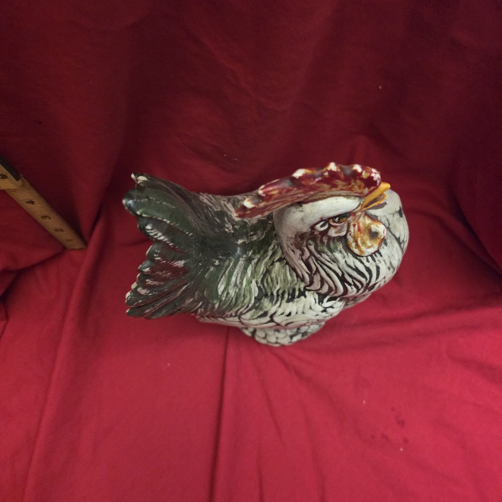 Vintage Ceramic Rooster Figurine
