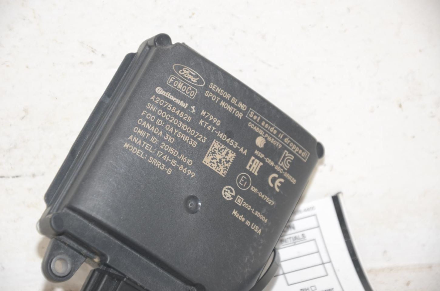 Camera/Projector Radar Unit Rear Fits 19-20 EDGE 885622