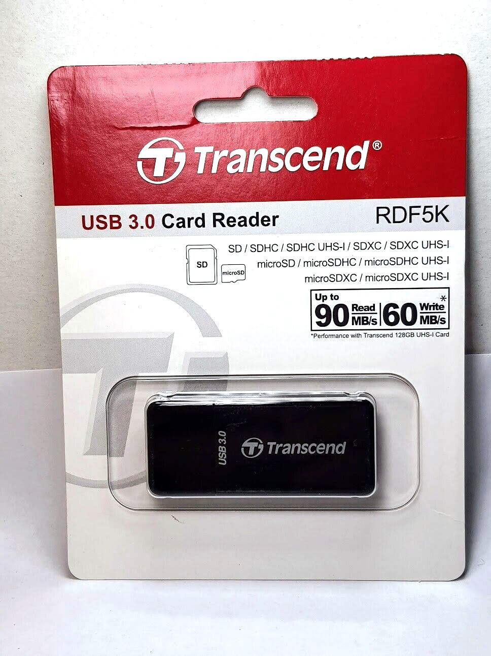 Transcend High-Speed RDF5K USB3.0 SDHC SDXC Micro SDHC Micro SDXC Card Reader SD