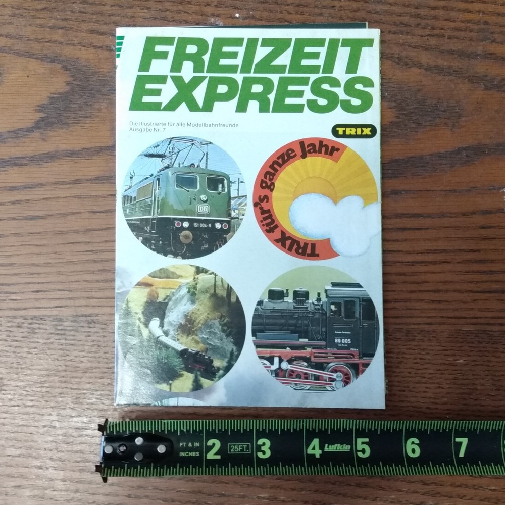 Trix Freizeit Express No. 7 poster catalog advertisement 16x23