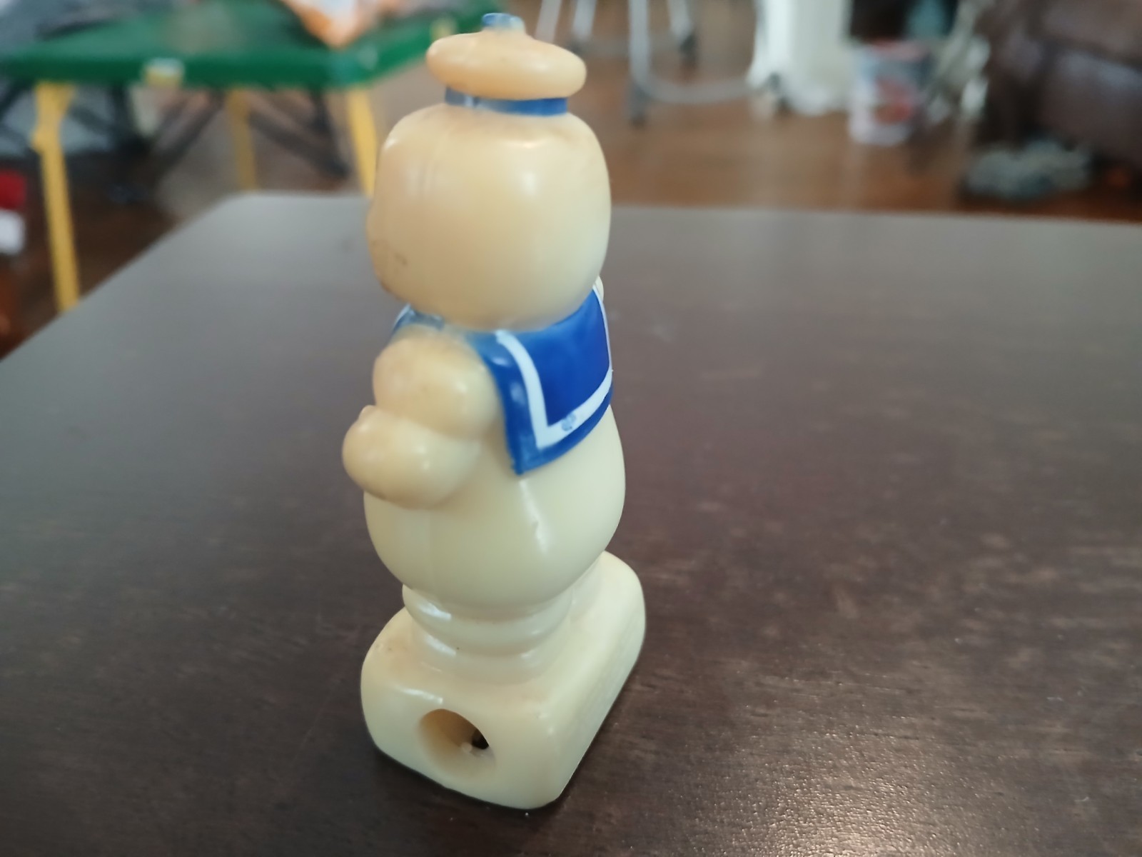 Vintage '87 Ghostbuster Stay Puff Marshmallow Man Plastic Pencil Sharpener 167