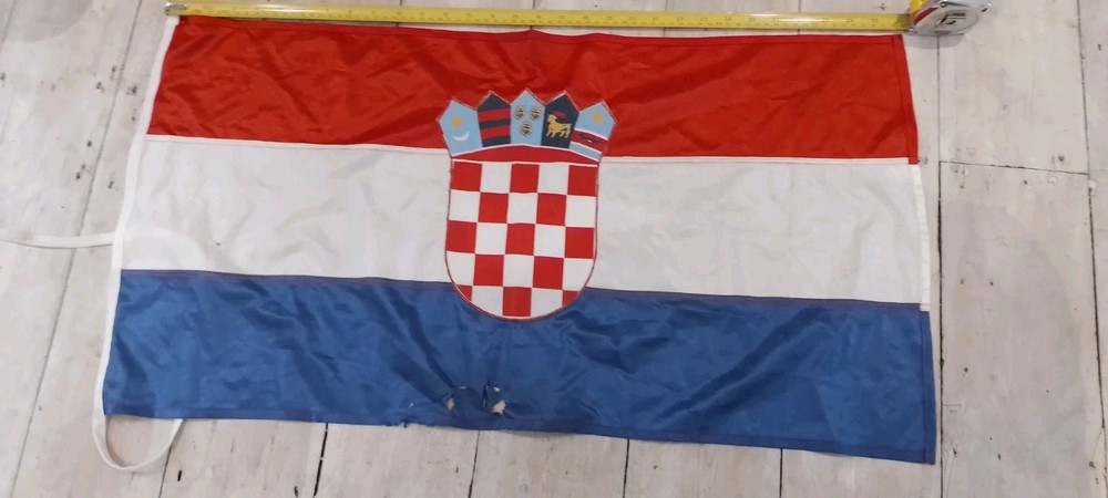 Croatian Flag Damaged