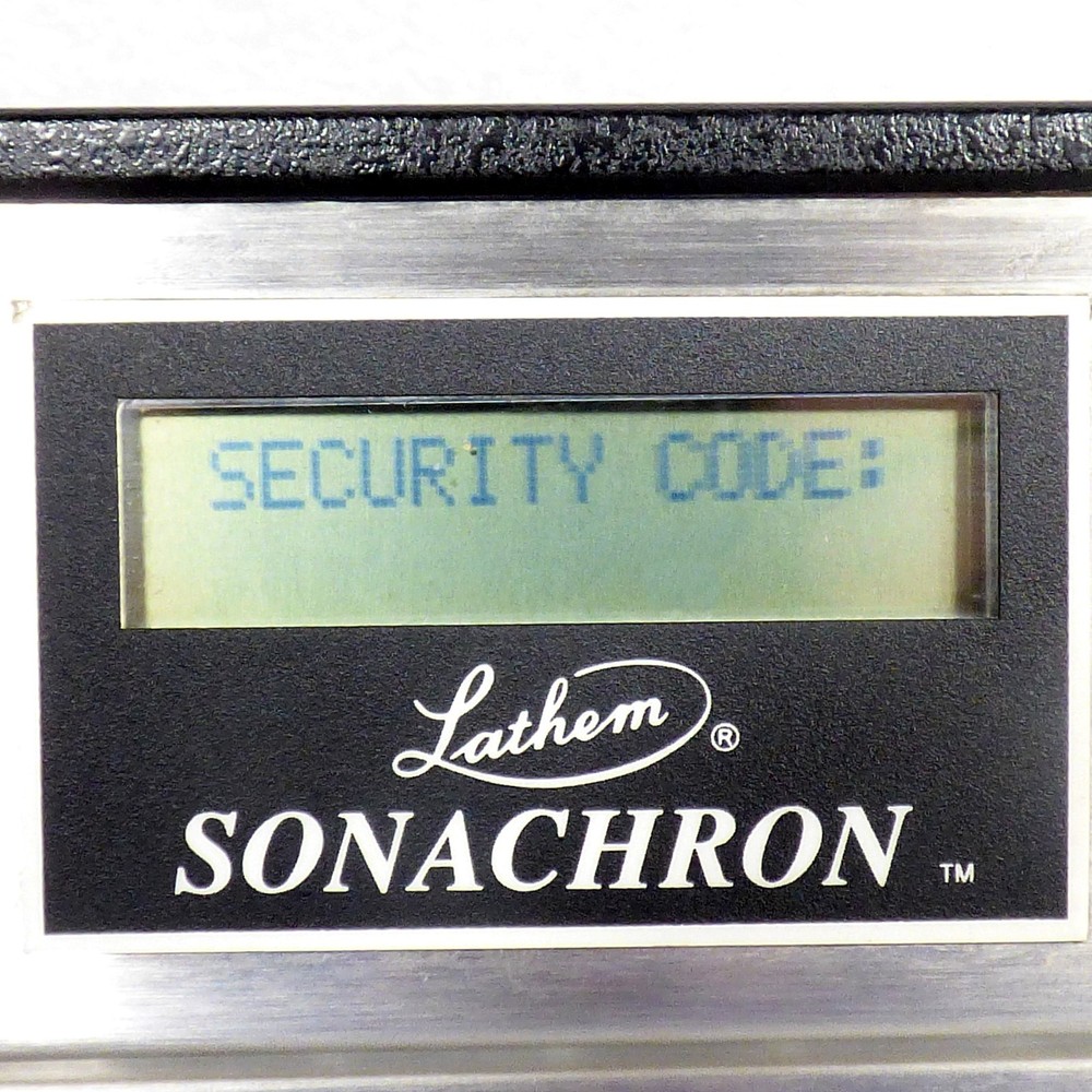 Lathem Sonachron powers on clean condition untested