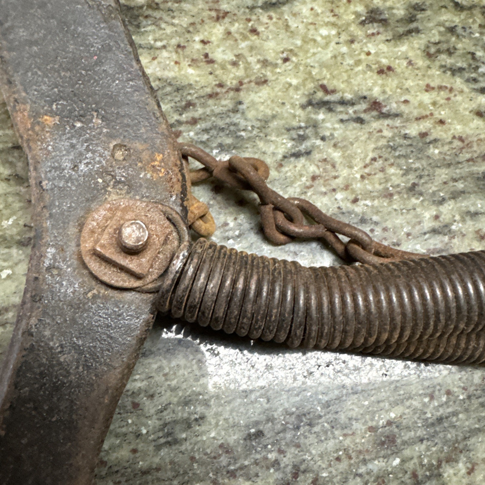 Antique iron Horseshoe Strongman Chest Exerciser EXCELLENT CONDITION