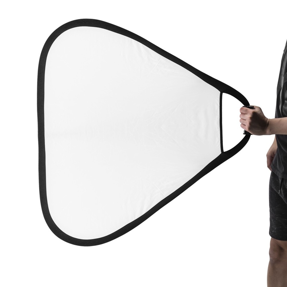 Glow 5-in-1 Collapsible Triangle Reflector with Handle (30")