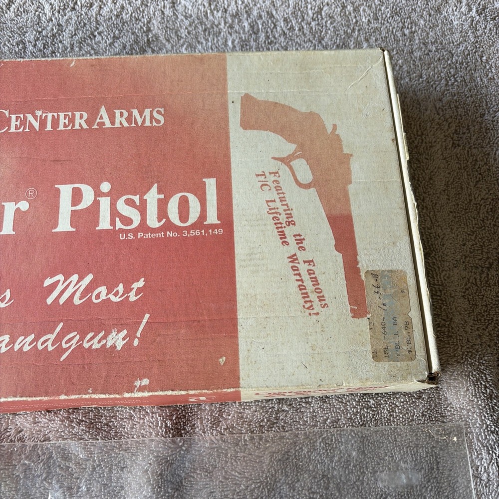 THOMPSON CONTENDER BOX WITH MANUAL - 2732