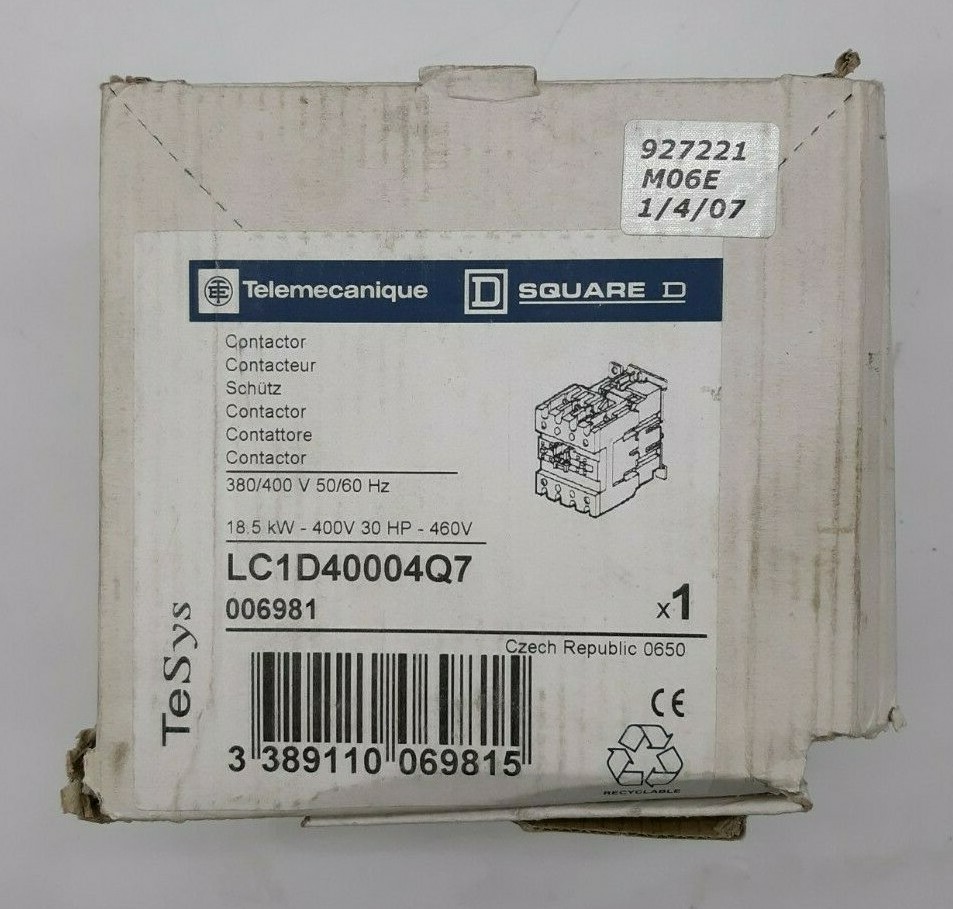 Telemecanique LC1D40004Q7 Contactor