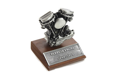Harley Panhead Motor Model Shelf Display
