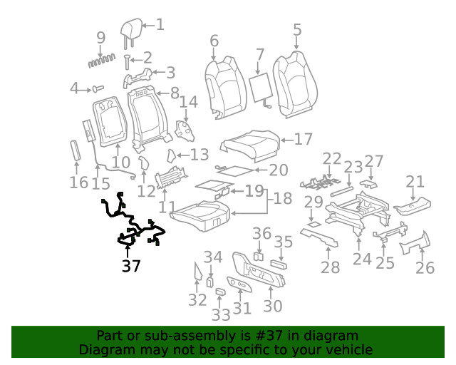 Genuine GM Wire Harness 20777940