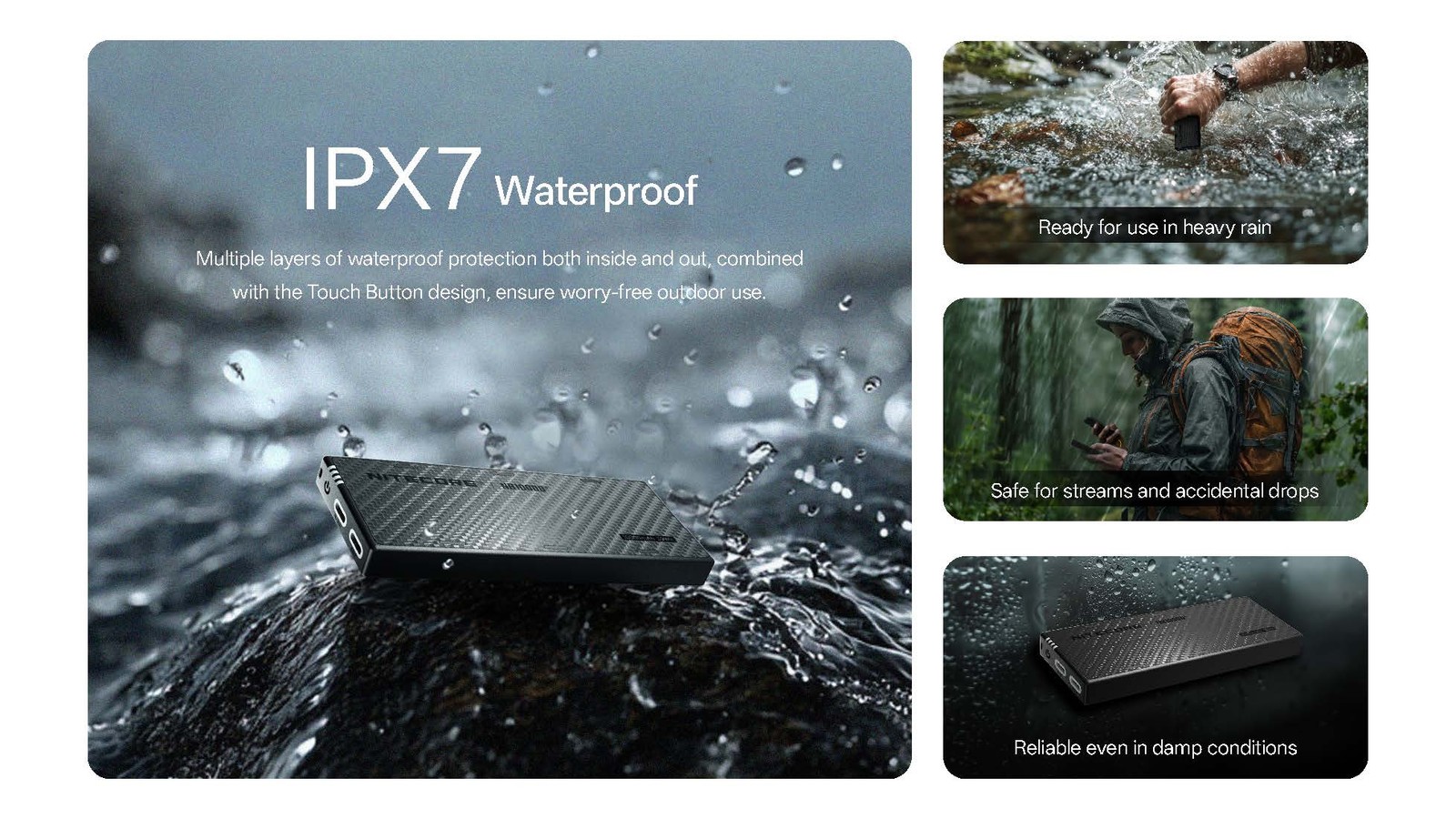 Nitecore NB10000 Gen4 Ultralight 10000mAh Power Bank