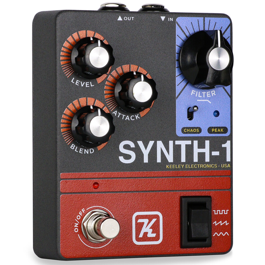 Keeley Electronics Synth-1 Reverse Attack Fuzz Wave Generator, New!