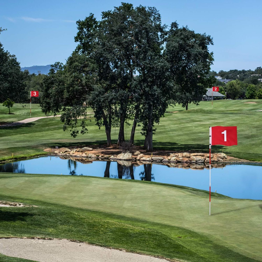 KINGTOP 6ft Golf Flagstick Basic Portable Five-Section Design for Backyard Pr...