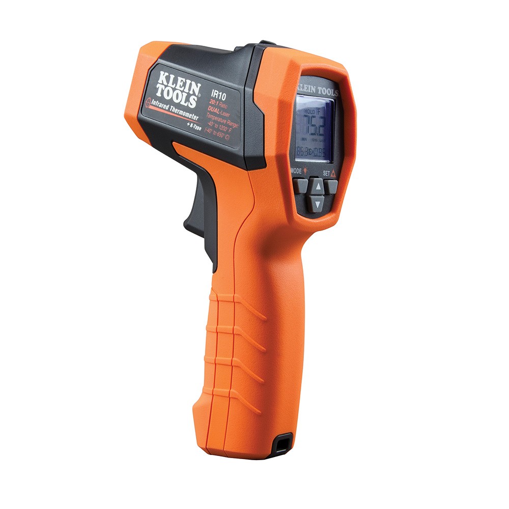 Klein Tools IR10 Dual-Laser Infrared Thermometer 20:1