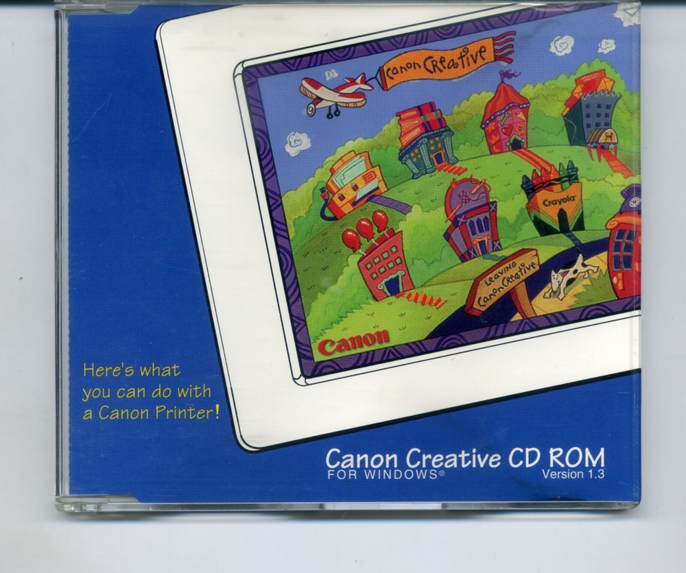 Canon Creative CD ROM Computer Software