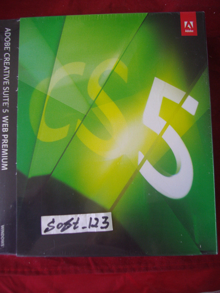 Adobe Creative Suite 5 CS5 WEB Premium For Windows Full Retail =SEALED BOX=