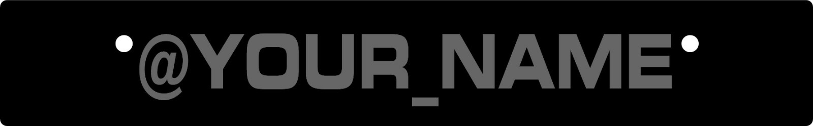 License Plate Delete CUSTOMIZABLE v1 - Gloss Black Acrylic Engraved - All Models