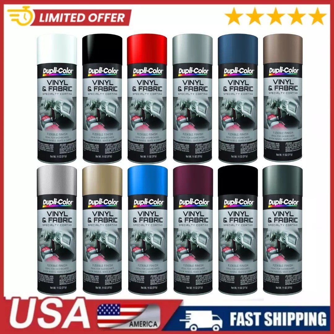 Vinyl and Fabric Coating Spray Paint - 11 oz Aerosol Can