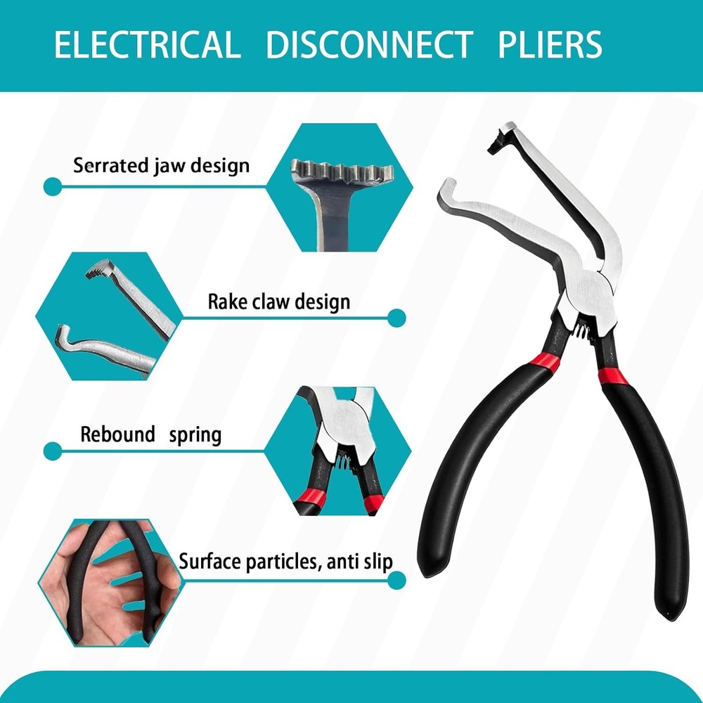 2 Pcs Electrical Disconnect Pliers, Electrical Connector Pliers, Electrical Plug