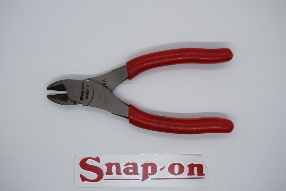 Snap-On 86ACF 6" Vector Edge Diagonal Cutter (Red and Orange)