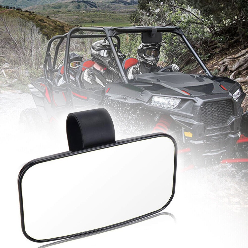 UTV Rear View Center Mirror for 1.5"-2" Polaris RZR Honda Talon Yamaha Kawasaki