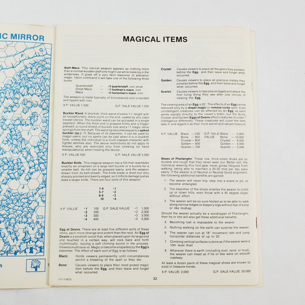 Advanced D&D Module EX2 The Land Beyond The Magic Mirror TSR 9073 1983