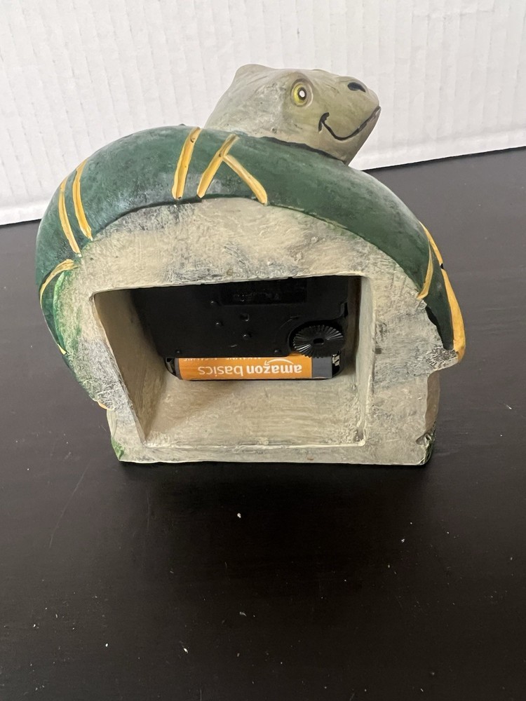 Spoontiques Turtle Clock In Resin