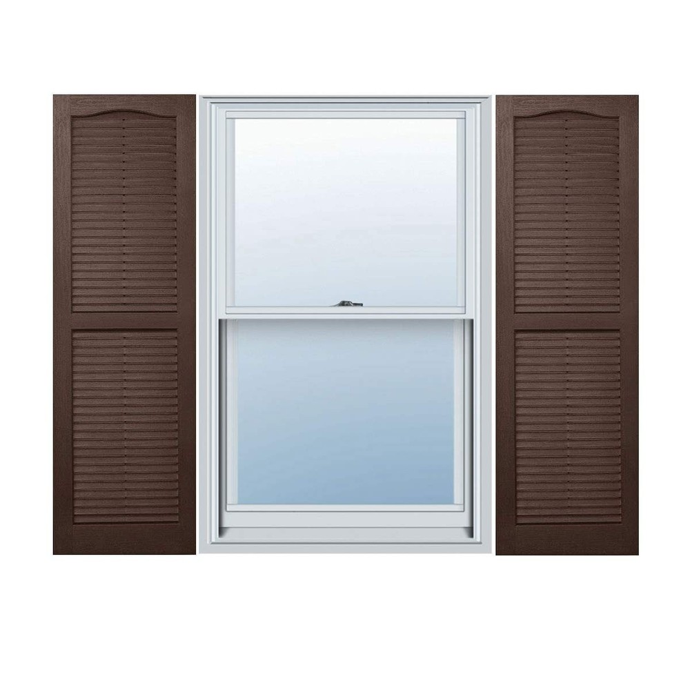 Builders Choice EVL15062BR Shutters, Brown