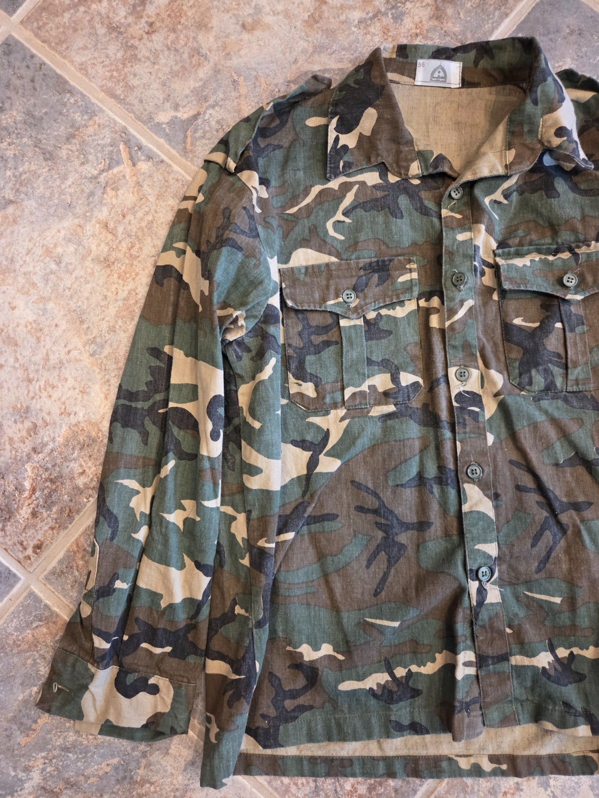Nice! Iraqi Iraq Woodland Camo Camouflage Uniform w/ Provenance Bringback