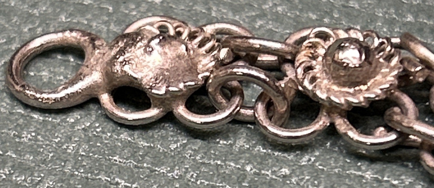 Bedouin Hand Jewelry with Silver Lace-style Harness Arabian Bracelet/Ring UNIQUE