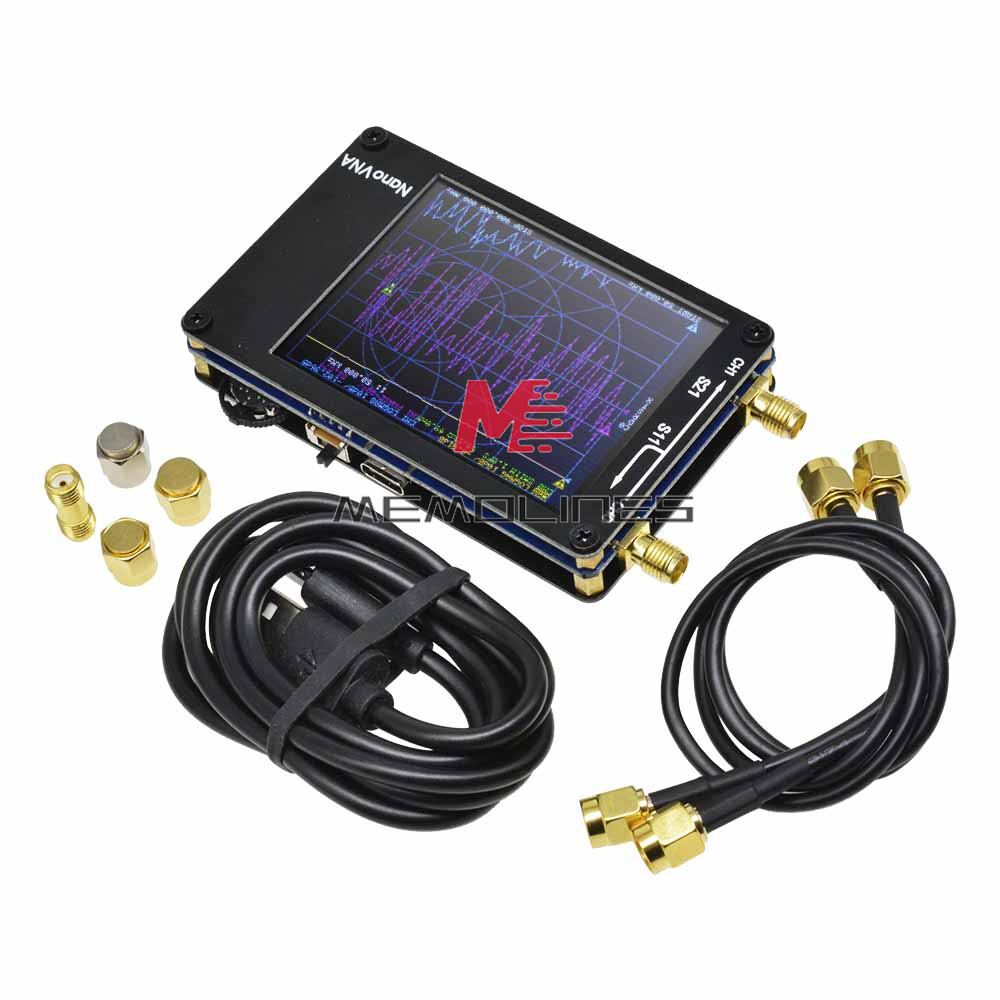 NanoVNA Vector Network Analyzer 2.8" HF VHF UHF Antenna Analyzer 50KHz-900MHz