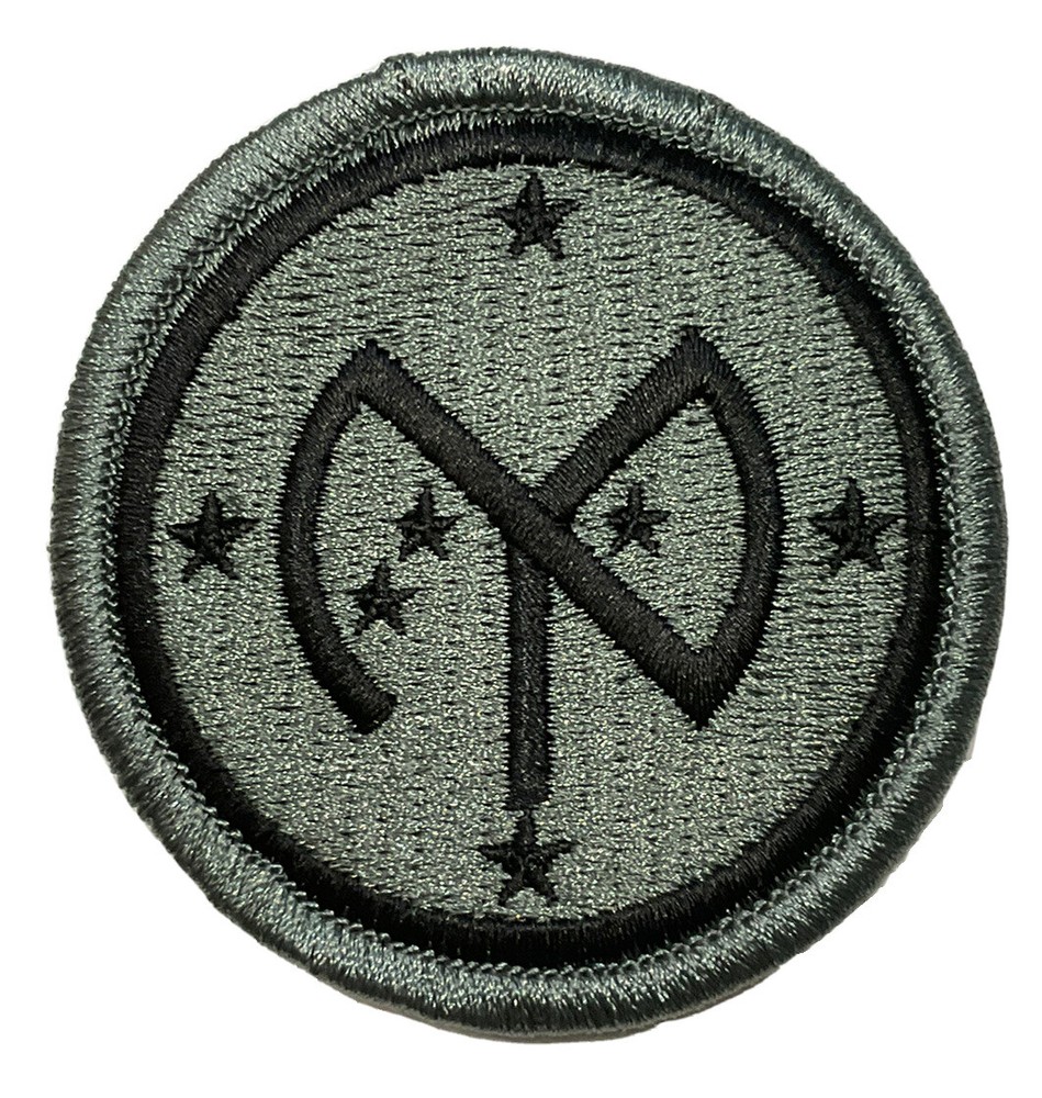 Military Patch Badge Army 27th Infantry Division ACU Hook Loop Back Variant