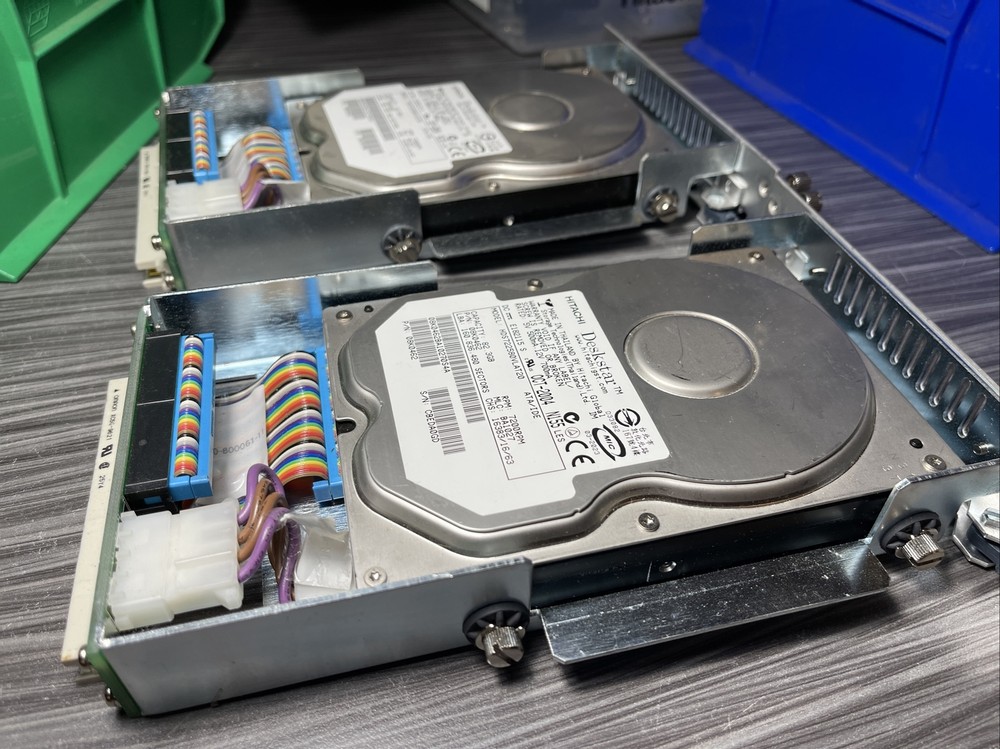 2 HARD DRIVES & TRAYS for TEL Tokyo Electron 3D80-050031-V3 ECC2 Controller