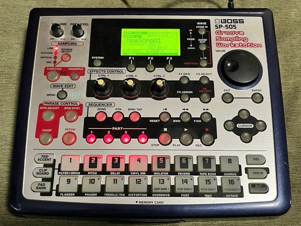 BOSS SP-505 Groove Sampling Workstation Digital Sampler