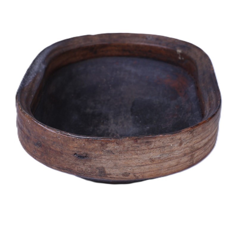 19th Century Eskimo Wood Oil Bowl