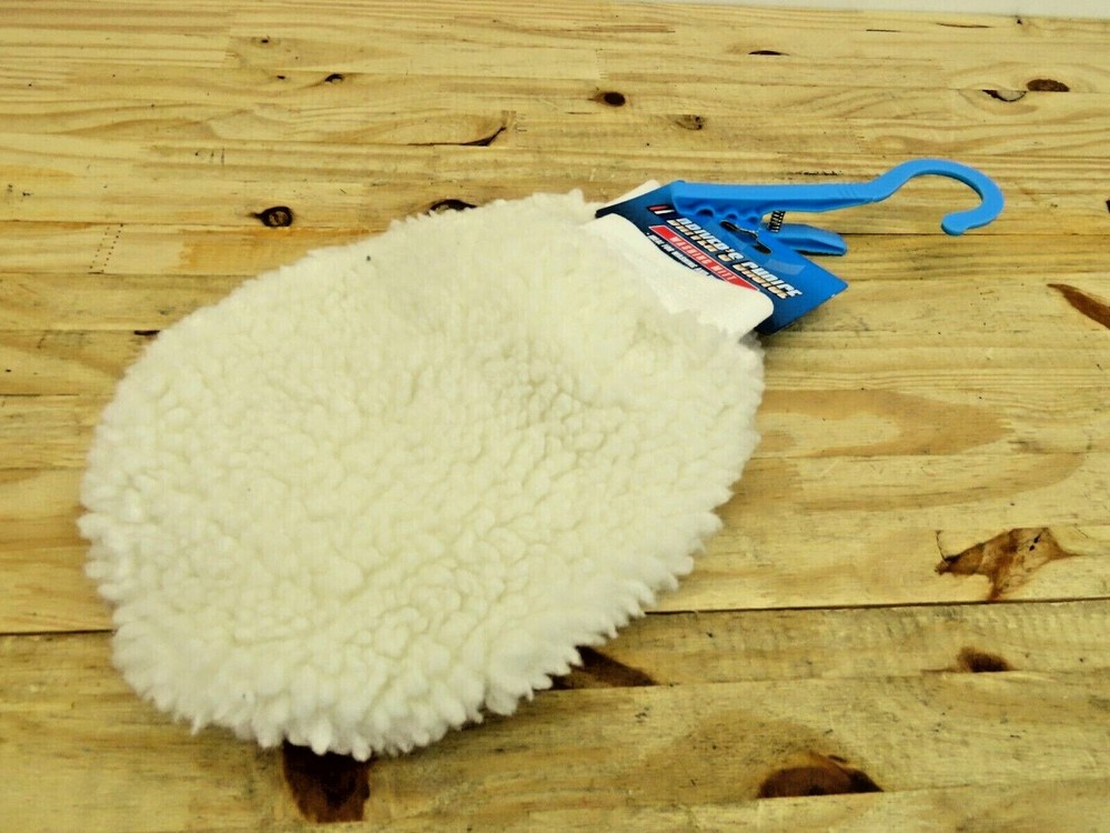 Drivers Choice Microfiber Wash Mitt Neon White