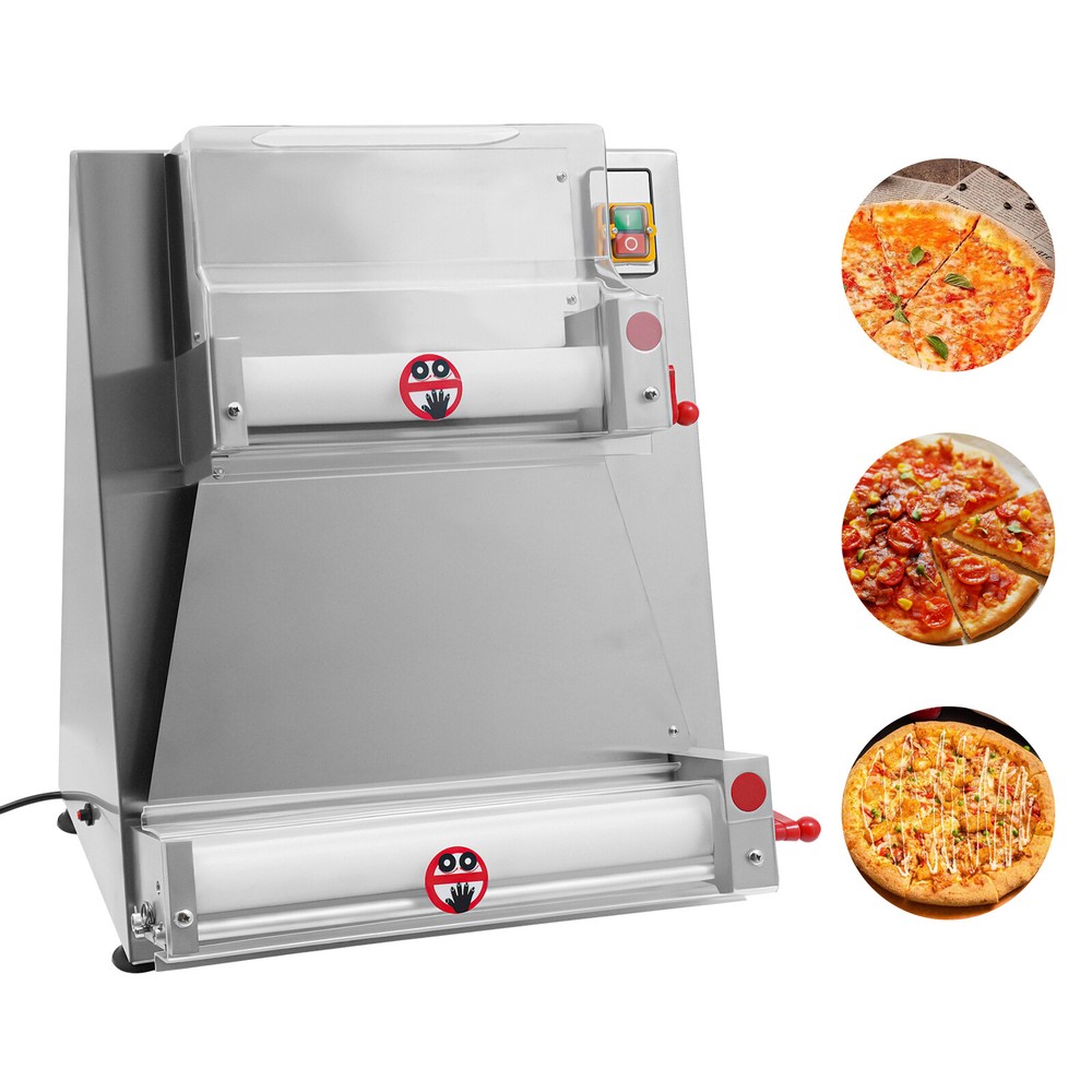Commercial 4-16" Electric Pizza Dough Roller Sheeter Pastry Press Making Machine